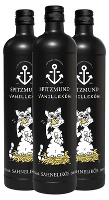 Produktbild von 3x Spitzmund Vanilleköm - Vanillelikör