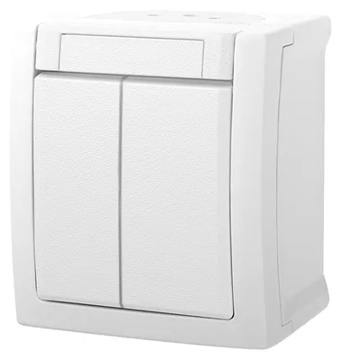 Image de Commutateur série FR-AP blanc - Commutateur 90591102-DE