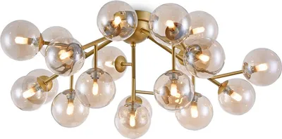 Zdjęcie produktu dla Lampa sufitowa DALLAS mosiężno-złota 20xG9x28W szkło wym:25x75x75cm IP20 Maytoni
