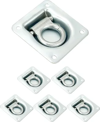 Produktbild von 6 Stück Zurrösen für Anhänger, zurrmulde, anhänger zubehör,Befestigung für den Transport von Gütern