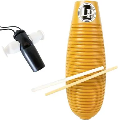 Zdjęcie produktu dla Latin Percussion LP243 Super Guiro z gwizdkiem do samby