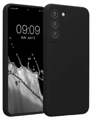 Produktbild von kwmobile Hülle kompatibel mit Samsung Galaxy S22 Plus - Hülle Silikon gummiert - Handyhülle - Handy Case in Schwarz