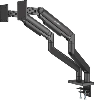 Zdjęcie produktu dla Manhattan 462587, Zacisk/przelotka, 40 kg, 43,2 cm (17"), 114,3 cm (45"), 100 x 100 mm, Czarny