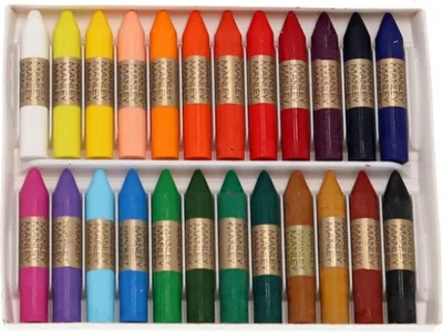 Immagine prodotto di Set di 24 pastelli morbidi colori assortiti manley mnc00066