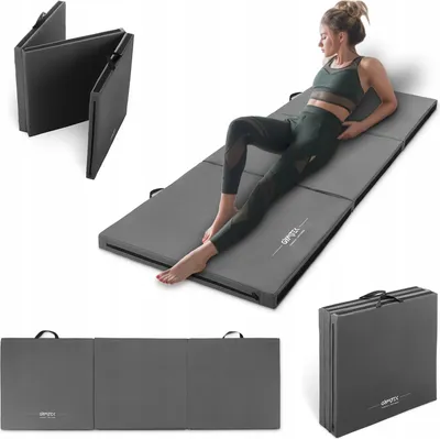 Obrázok produktu pre Gymtek® Skladacia gymnastická podložka Športová podložka pre bojové umenia Tréningová podložka - 180x60 cm - gymnastika, joga, judo, karate, fitness, pilates, bojové umenia