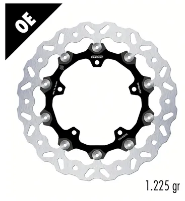 Productafbeelding van Remmenschijf Galfer DF482JCW WAVE® FLOATECH, wegversie, zwevend, voor, 310x5mm, Yamaha