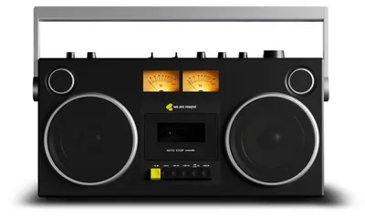 Obrázek produktu pro WE ARE REWIND GB-001 Curtis, 104 W, 40 - 20000 Hz, 3.5mm / Bluetooth, Černá, 15 h, Lithium-ion (Li-ion)