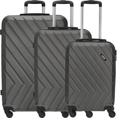 Produktbild von paklite Quick Trolley Set 3tlg. (grau/anthrazit)