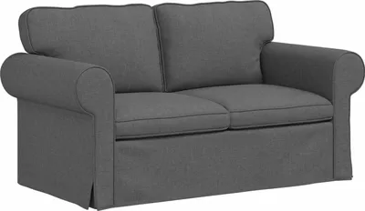 Produktbild von vidaXL Sofa Dunkelgrau 155 x 82 x 80 cm Stoff