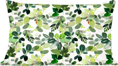 Produktbild von MuchoWow® Zierkissen Sofakissen Wohnzimmer Dekokissen 50x30 cm Weihnachten - Pflanzen - Mistelzweig - Wohnzimmerdekoration - Polster mit Photo