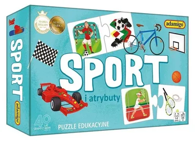 Obrázok produktu pre Sport i atrybuty Puzzle edukacyjne