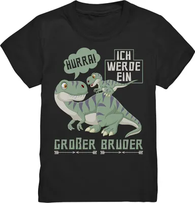 Produktbild von Dino Großer Bruder T-Shirt – Black / 98/104 (3-4)