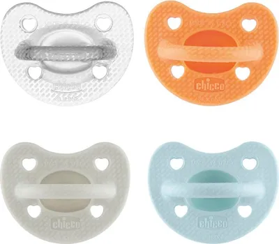 Immagine prodotto di Chicco Physioforma Luxe Gummy, succhietto in silicone 6-16 mesi, gommoso e delicato, favorisce la respirazione fisiologica, promuove il corretto sviluppo orale, 4 pezzi, offerta