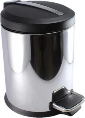 Produktbild von Gerimport Treteimer - Edelstahl - 5 l - 27 cm