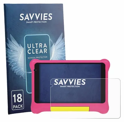 Produktbild von 18x Für Laptok LPK707PK 7" Schutzfolie Savvies Displayschutz Display Schutz Folie Klar Transparent