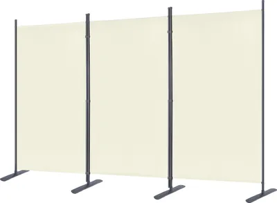 Obrázek produktu pro XINZI 3-dílná zástěna 275x180 cm 4-dílná zástěna pro soukromí Španělská stěna Béžová