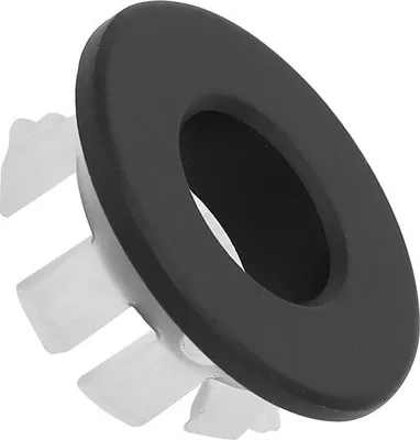 Immagine prodotto di Griglia di troppo pieno per lavabo, nera, bagno