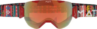 Image de MATTE Masque de ski collection Synchro Tribands (avec 2 verres) - Rouge