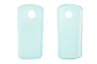 Immagine prodotto di caseroxx custodia protettiva in TPU compatibile con Emporia Simplicity (V27), custodia in gomma per cellulare blu chiaro