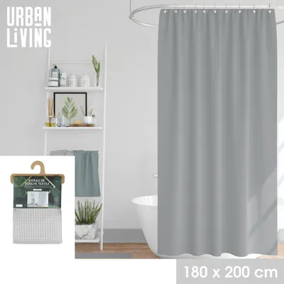 Produktbild von Urban Living Duschvorhang "NOMAD GREY"  Dusch-Vorhang 153302 grau