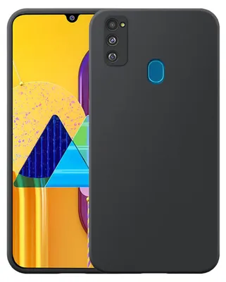 Produktbild von Geeignet für Samsung Galaxy M30S Phone Case Flexible Silicon TPU Case - Flexible Back Cover Case Silicone TPU - Schwarz - Smartphonics