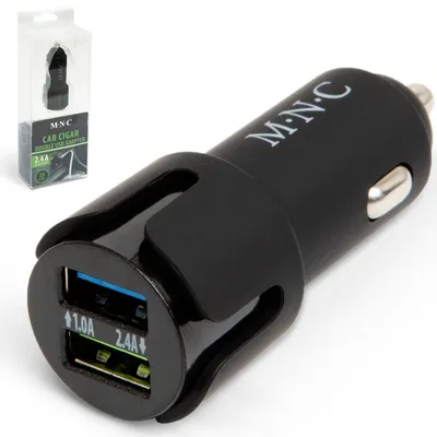 Zdjęcie produktu dla Ładowarka samochodowa 12V i 24V - 2x USB A - ładowarka samochodowa USB - ładowarka samochodowa USB 2 porty - ładowarka samochodowa - ładowarka samochodowa USB do zapalniczki - szybka ładowarka - 4x szybsze ładowanie
