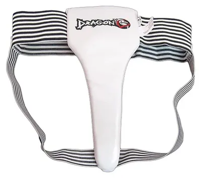 Productafbeelding van Dragon 11754 Damen Diep beschermende anatomische genitale bescherming voor Taekwondo, kickboksen, karate. Comfortabele bescherming voor dames (maat L-XL)