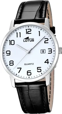 Produktbild von Lotus Leder Herren Uhr L18239/1 Armband-Uhr schwarz Elegant Classic D2UL18239/1