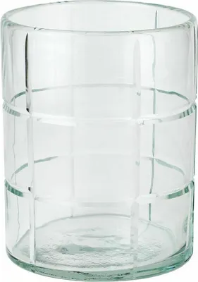 Immagine prodotto di Gift Company Providence Windlicht, mit Schliff, Teelichthalter, Kerzenständer, Glas, Transparent, H 20 cm, 1064405040