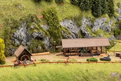 Produktbild von Faller Sägewerk und Wassermühle 282756