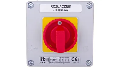 Obrázek produktu pro Vačkový spínač 0-1 3P 16A v pouzdře SK16-2.8211OB11ZC