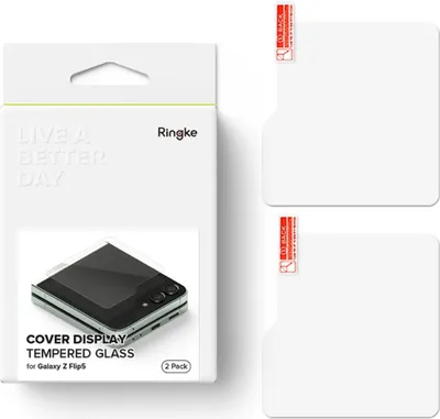 Obrázek produktu pro 2x Ochrann sklo Ringke pro Samsung Galaxy Z Flip5 - Transparentn KP29301