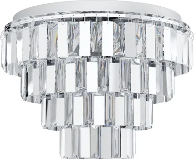 Produktbild von EGLO Deckenlampe Erseka, 7 flammige Deckenleuchte, Elegant, Wohnzimmerlampe, Küchenlampe, Flurlampe Decke mit E14