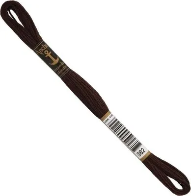 Zdjęcie produktu dla Anchor Stranded Bawełna 00382 8 m Przędza do haftu