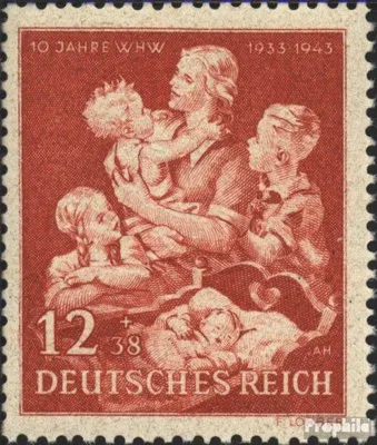 Produktbild von Briefmarken Deutsches Reich 1943 Mi 859 (kompl.Ausg.) postfrisch 10 Jahre Winterhilfswerk