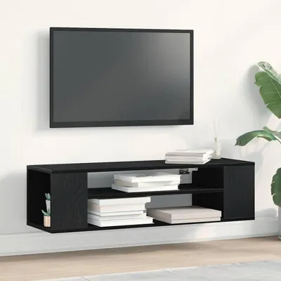 Immagine prodotto di Maison Exclusive - Mobile TV effetto rovere nero 100 x 30 x 26,5 cm