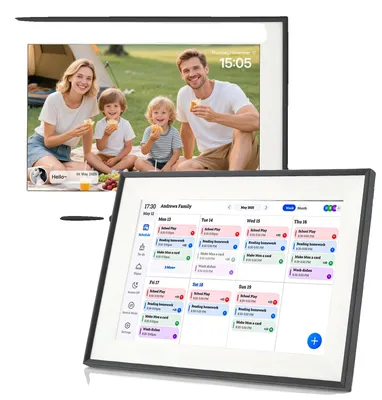 Immagine prodotto di Calendario digitale, schermo touchscreen da 10,1 pollici, 32 GB di memoria, colore bianco