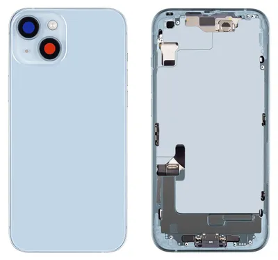 Zdjęcie produktu dla etui na iPhone'a 14 z tylną pokrywą w kolorze niebieskim