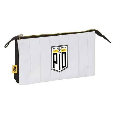 Immagine prodotto di Custodia tripla multiuso Kings League PÍo White Black 22 x 12 x 3 cm