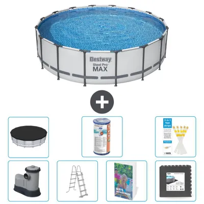 Immagine prodotto di Bestway Steel Pro MAX Rotonda - 488x122 cm - 8 pezzi  S563