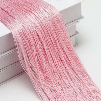 Produktbild von Fadengardine Fadenvorhang Rosa 100 x 200 cm Polyester