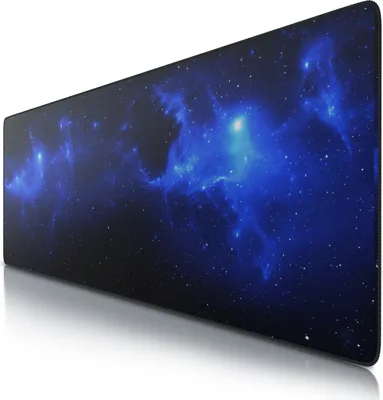 Produktbild von CSL Gaming Mauspad, extra groß, 1200 x 400 x 3 mm Schreibtischunterlage XXXL, Rutschfest, Space