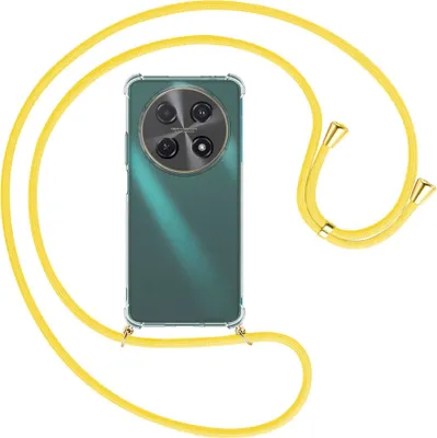 Produktbild von Handykette Backcover-Schutzhülle mit Band (Metall goldfarben) für Huawei nova 12i - gelb
