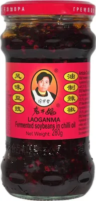 Produktbild von Lao Gan Ma Fermentierte schwarze Sojabohnen in Chiliöl 280g
