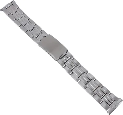 Produktbild von Minott┃Herren Uhrenarmband 20mm Edelstahl silberfarben 29762S