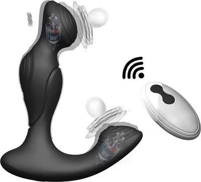 Image de Sensual A126 Masseur prostatique vibrant avec télécommande 13 cm, 10 modes de vibration