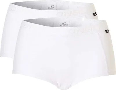 Produktbild von O'Neill O'Neill Boxershorts Damen 2er-Pack Weiß - Größe XL