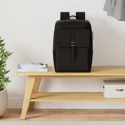 Obrázok produktu pre Batoh na notebook 43,2 cm (17 palcov), vodotesný, čierny, na cestovanie