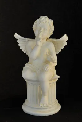 Produktbild von Figur Engel Skulptur Figuren Säule 65,5 Skulpturen Accessoire Dekoration PG0605