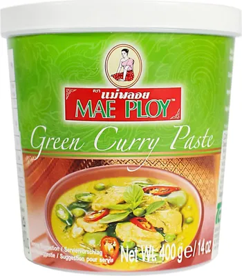 Produktbild von Mae Ploy Thai Grüne Currypaste 400g